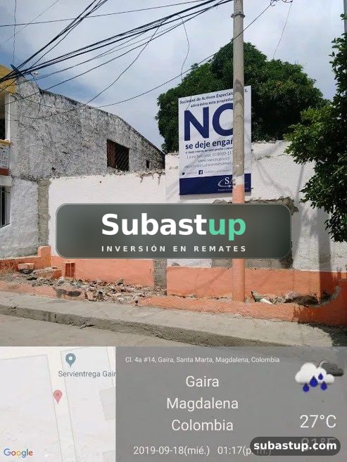 Lote 124 m² en Santa Marta
